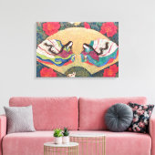  Moe: Heian Princess Fairies キャンバスプリント (インサイチュ (リビング))