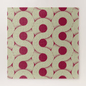 Moebiusストライプ：無限の赤 – 緑タイル ジグソーパズル (横)