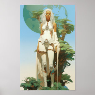 Moebius Maxfi：息をのむようなキャラクターデザインホテル ポスター
