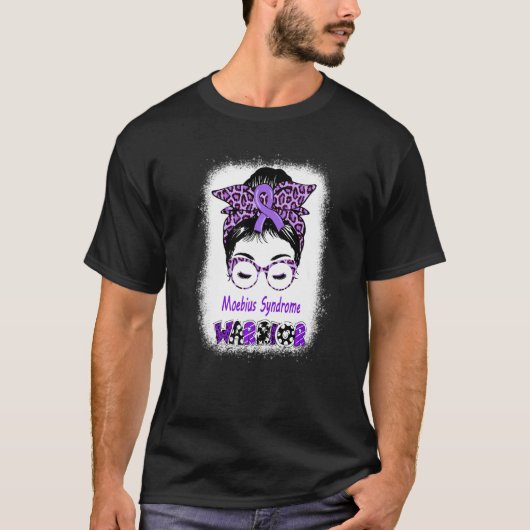 Moebius Syndrome Warrior Messy Bun Moebius Facial  Tシャツ (正面)