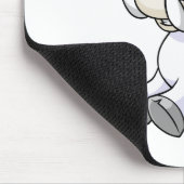 Moehogの白 マウスパッド (コーナー)