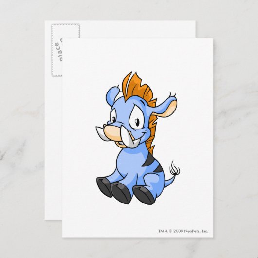 Moehogの青 ポストカード (正面/裏面)