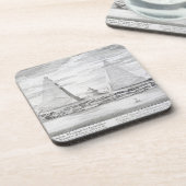 Moerisの王およびエジプトの彼のの2つのピラミッド コースター (左側)