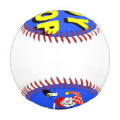 MOE'S TOY SHOP.  HANFORD, CALIFORNIA. 野球ボール (裏面)