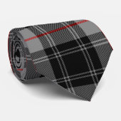 Moffatのタータンチェックのプリント ネクタイ (ロール)