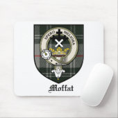 Moffatの一族はバッジのタータンチェックの頂点に達します マウスパッド (マウス)