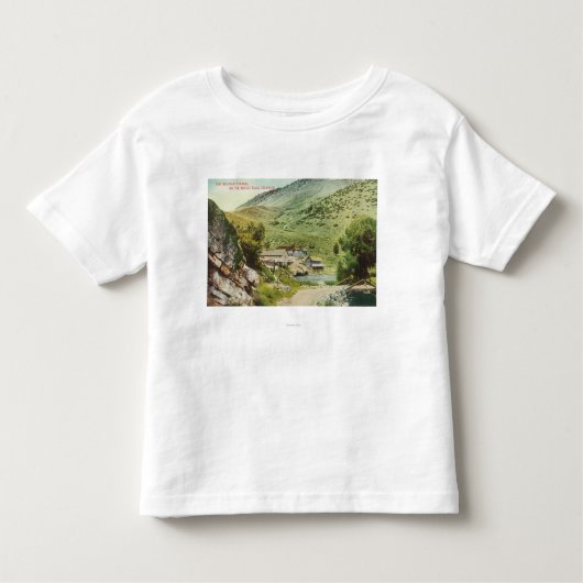 Moffatの道の熱いSulphur Springsの眺め トドラーTシャツ (正面)