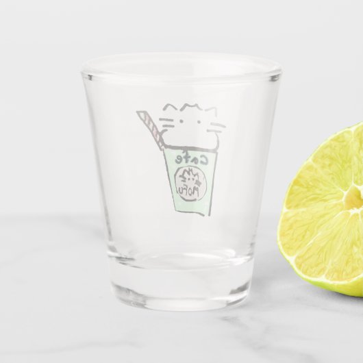 mofu_cafeglass ショットグラス (裏面)