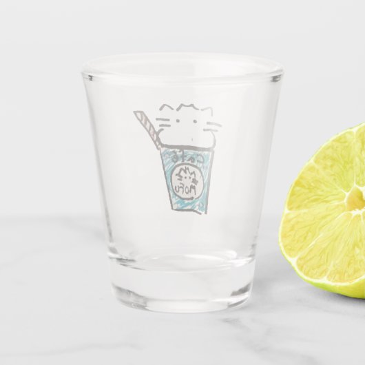 mofu_cafeglass ショットグラス (裏面)
