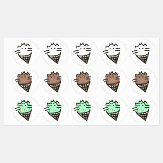 Mofu_icecriamsticker ラベル