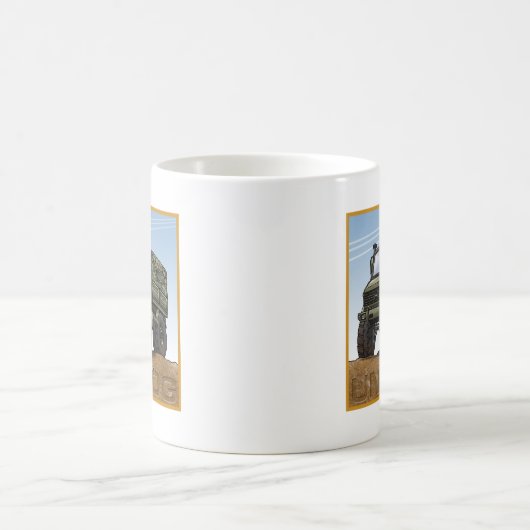 Mog2_olive コーヒーマグカップ (中央)