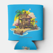 Mog Mog島カラードリンクホルダーby Eryck Webb 缶クーラー (裏面)