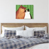 Moggies 1994 キャンバスプリント (インサイチュ (寝室))