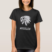 Mogollon Native American Indian Born Freedom Evil Tシャツ (正面)