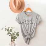 MOHかわいいスクリプトバチェロレッテ/ブライダルパーティTシャツ Tシャツ<br><div class="desc">毎日新しいデザインを追加！</div>