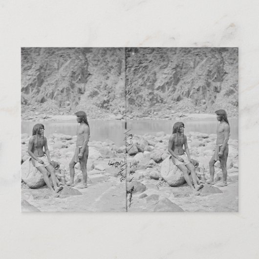 Mohaveの立体視3Dのブレイブ ポストカード (正面)