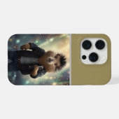 "Mohawk Capybara: Rockin' the River!" iPhoneケース (裏面横)