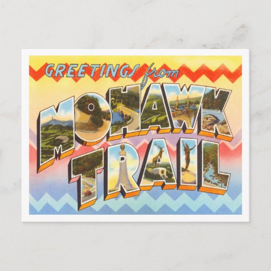 Mohawk Trail, Massachusetts Travelからの挨拶 ポストカード (正面)