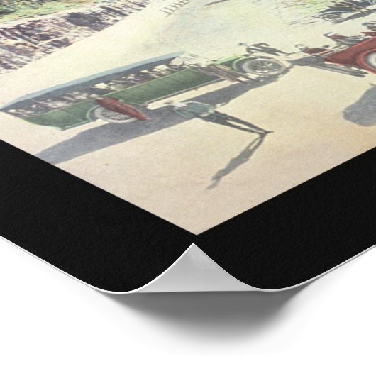 Mohawk Trail Turn MA写真1921 ポスター (角)