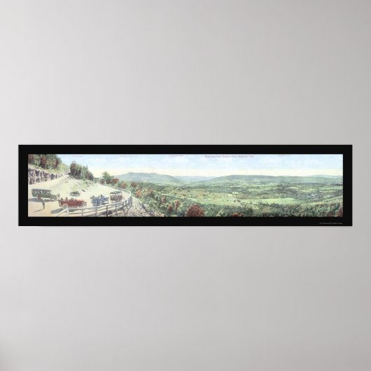 Mohawk Trail Turn MA写真1921 ポスター (正面)