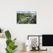 Mohawk Trail View of W. Entrance to Hoosac ポスター (ホームオフィス)