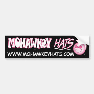 Mohawkeyのロゴのバンパーステッカー バンパーステッカー