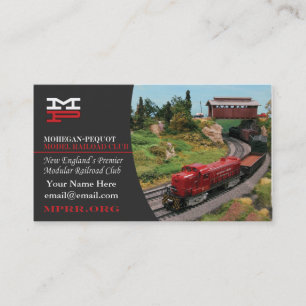 Mohegan Pequotのモデル鉄道クラブ名刺 名刺