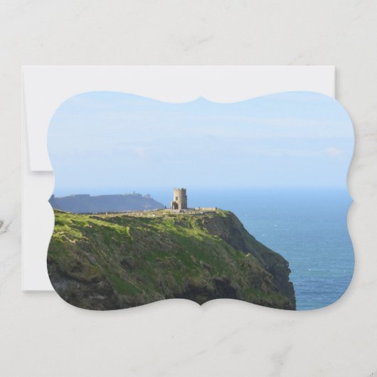 Moherの美しい緑の崖 招待状 (正面)