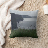 Moherアイルランドのアイルランド人の枕の崖 クッション (ブランケット)