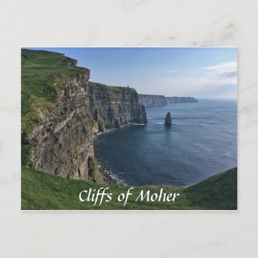 Moher、アイルランドの郵便はがきの崖 ポストカード (正面)