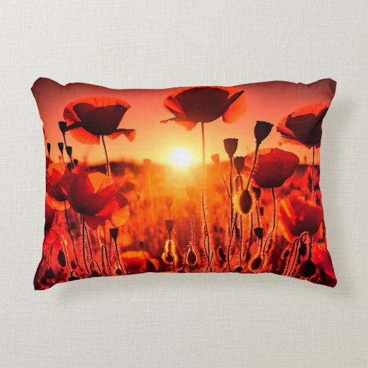 Mohn im Gegenlicht アクセントクッション (正面)