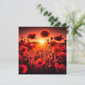 Mohn im Gegenlicht カード (スタンド正面)