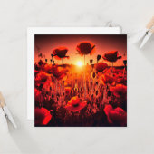 Mohn im Gegenlicht カード (正面/裏面インサイチュ)