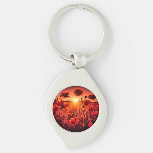 Mohn im Gegenlicht キーホルダー (正面)