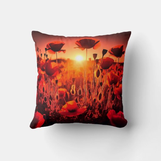 Mohn im Gegenlicht クッション (裏面)