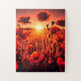 Mohn im Gegenlicht ジグソーパズル