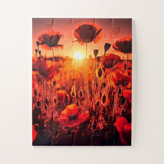 Mohn im Gegenlicht ジグソーパズル (縦)