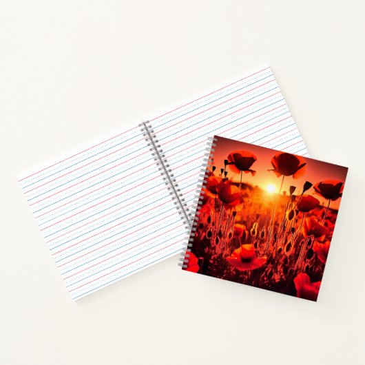 Mohn im Gegenlicht ノートブック (内部)