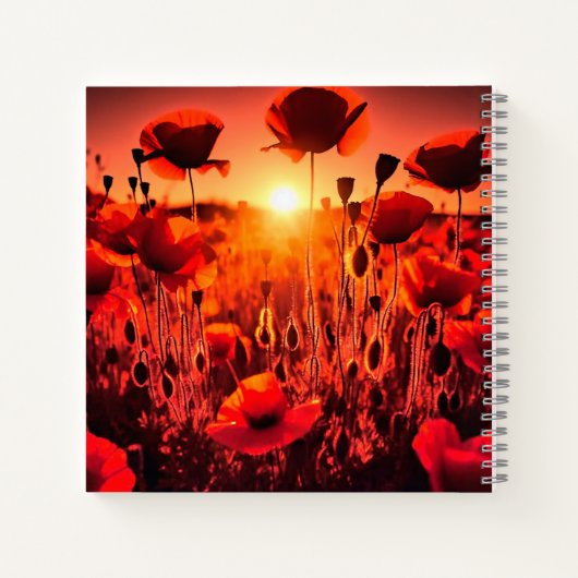 Mohn im Gegenlicht ノートブック (裏面)