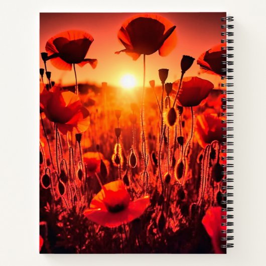 Mohn im Gegenlicht ノートブック (裏面)