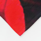 Mohn im Gegenlicht フリースブランケット (角)