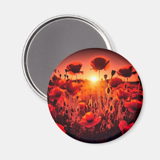 Mohn im Gegenlicht マグネット (正面/裏面)