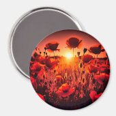 Mohn im Gegenlicht マグネット (正面/裏面)