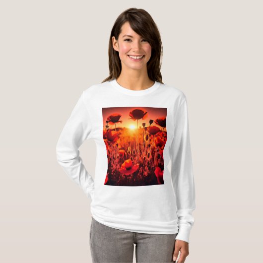 Mohn im Gegenlicht Tシャツ (正面フル)