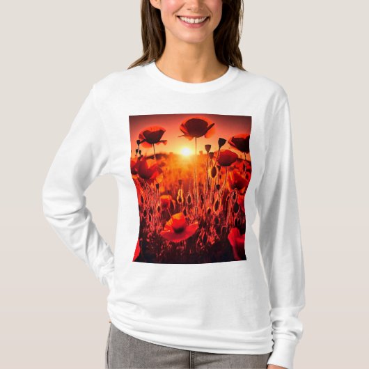 Mohn im Gegenlicht Tシャツ (正面)