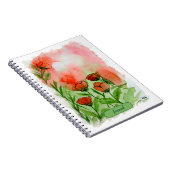 Mohnblumen Aquarell - ノートブック (右側)