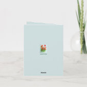 Mohnblumenwiese, Aquarell -  カード (裏面)