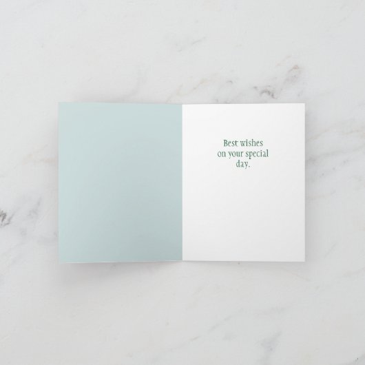 Mohnblumenwiese, Aquarell - カード (内部)