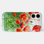 Mohnblumenwiese, Aquarell -  Case-Mate iPhoneケース (裏面 (横))