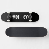 MOI - cy Komplettboard in schwarz スケートボード (横)